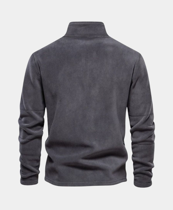 High Neck Zip Sweater Alpine - Palm Beach Boutique