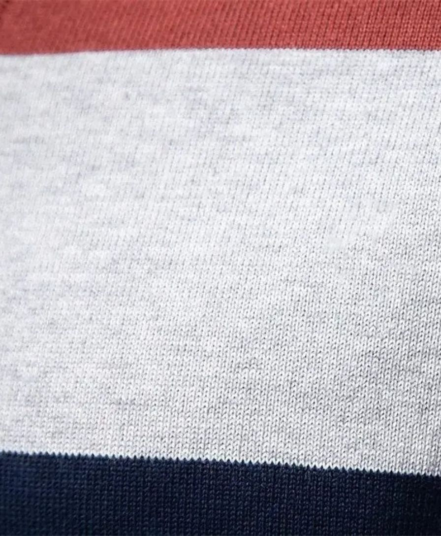 Colourful Hooded Sweatshirt with Half-Zip - Palm Beach Boutique