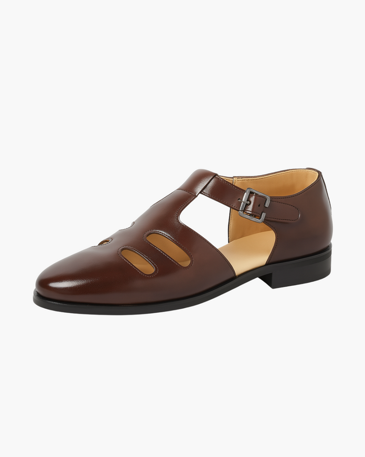 Laviro - Men's Perforated Slip-On Moccasin