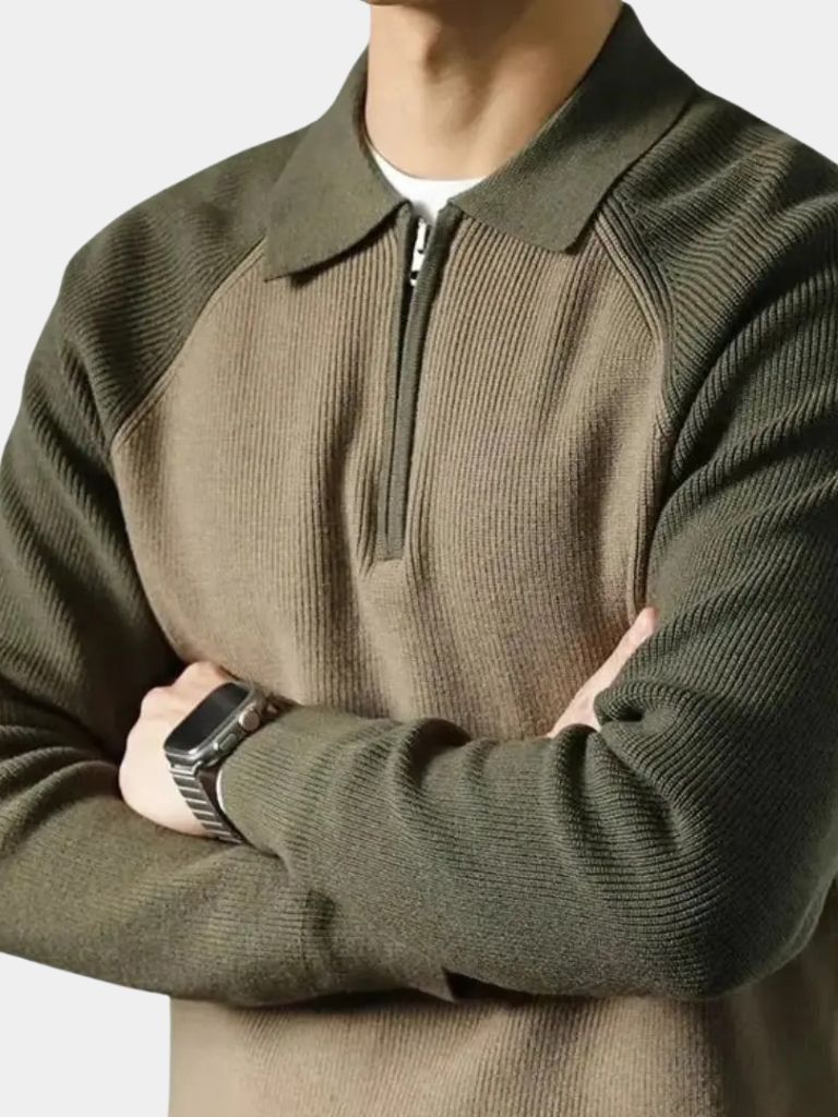 Raglan Zip Sweater - Palm Beach Boutique