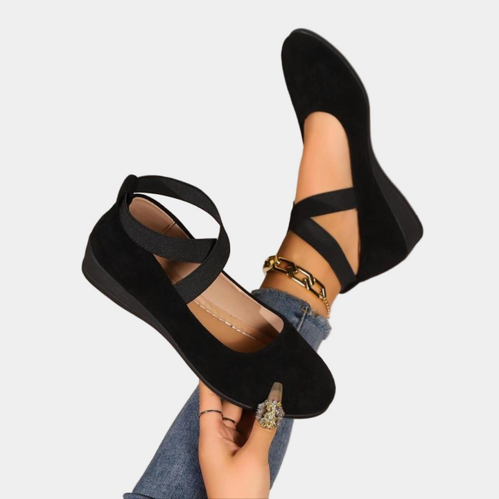 Calerinne | Closed Wedge Ballerina Shoes