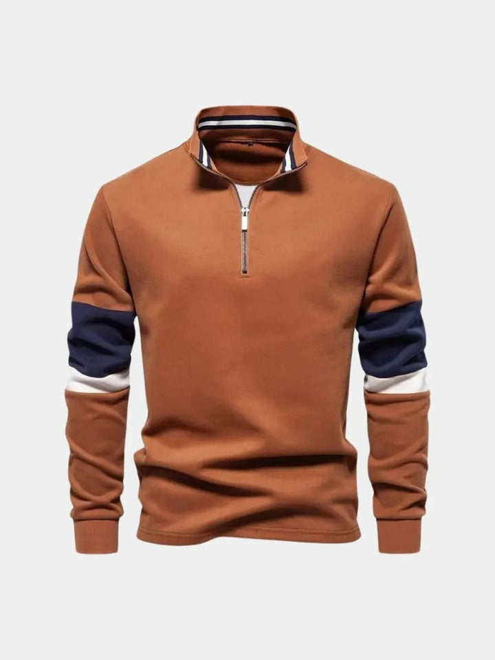 Hooded Sweatshirt with Zipper - Palm Beach Boutique