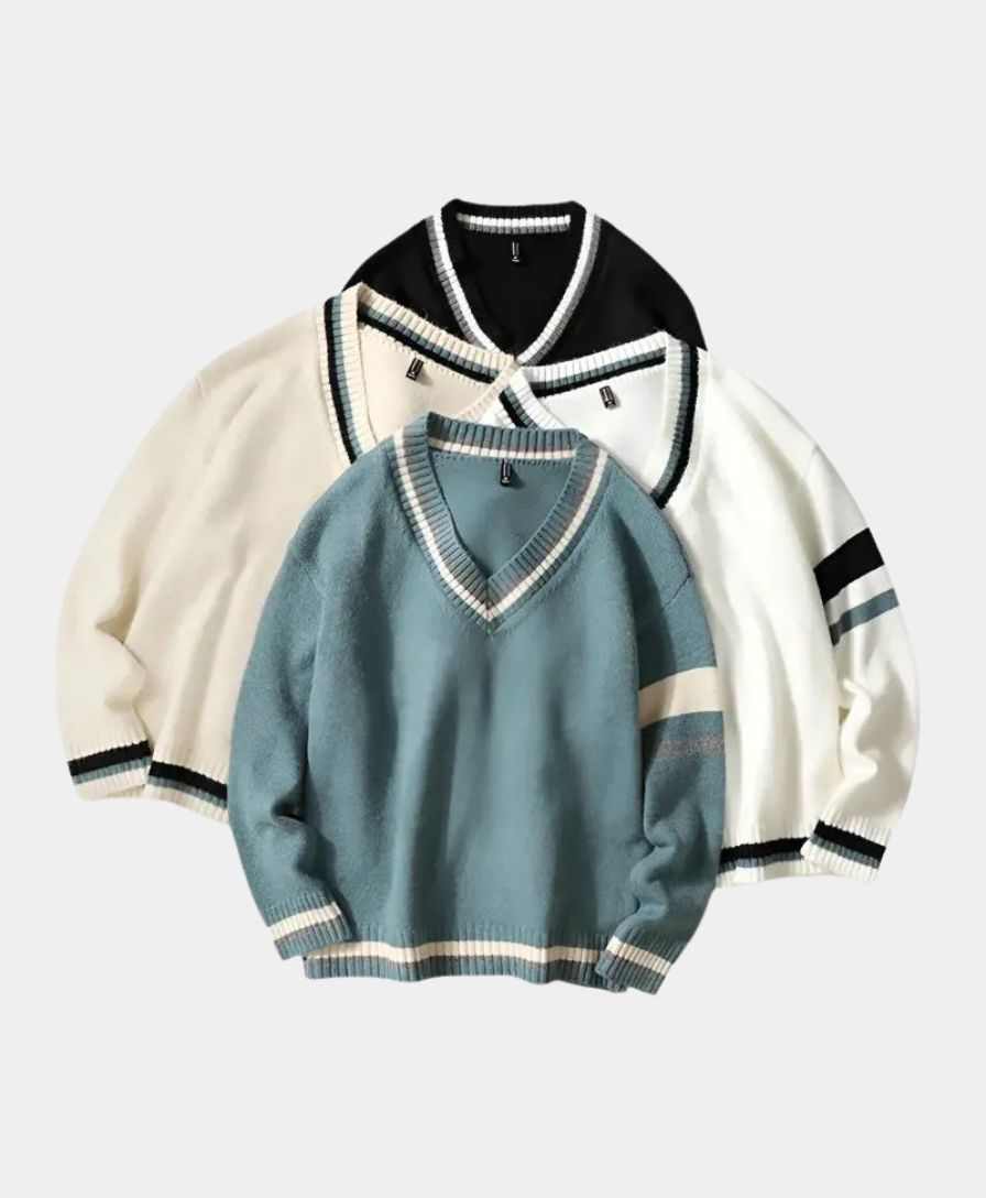 V-Neck Sweater - Palm Beach Boutique