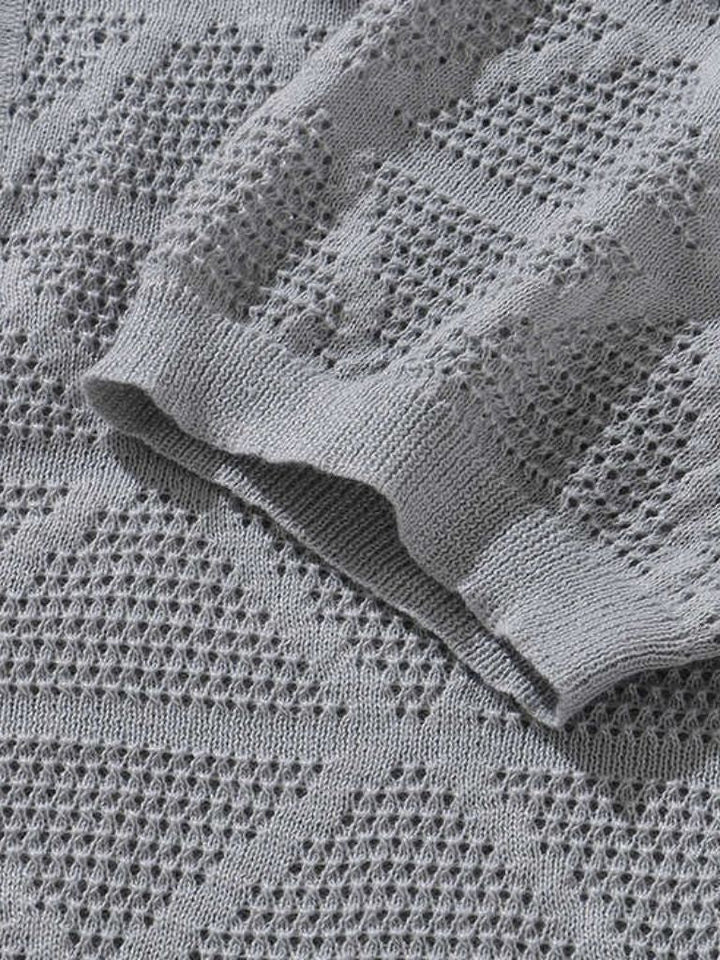 Woven Leather Polo Palm Beach Boutique