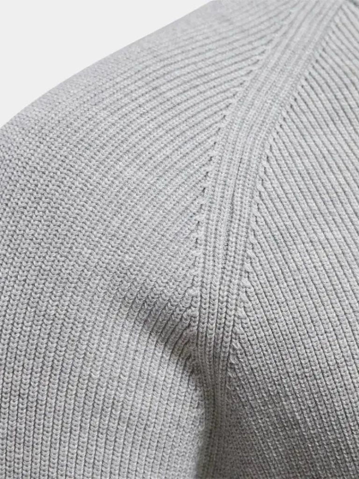 Elegant Zip-Up Sweater - Palm Beach Boutique