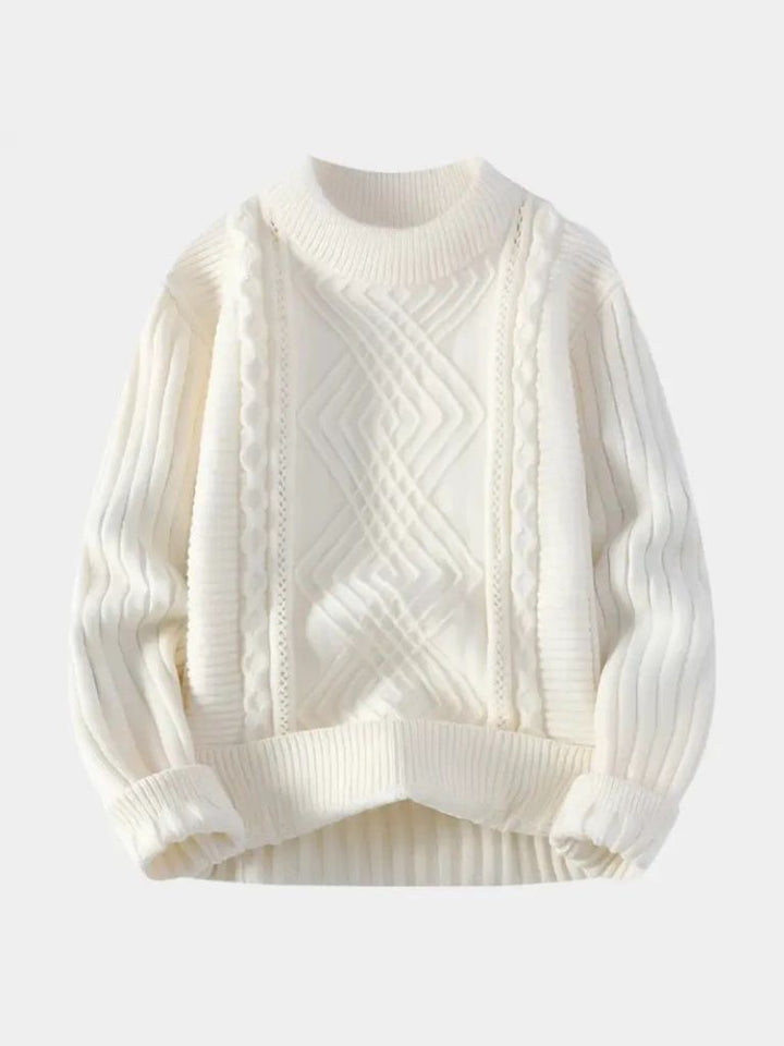 Textured Minimalist Sweater - Palm Beach Boutique