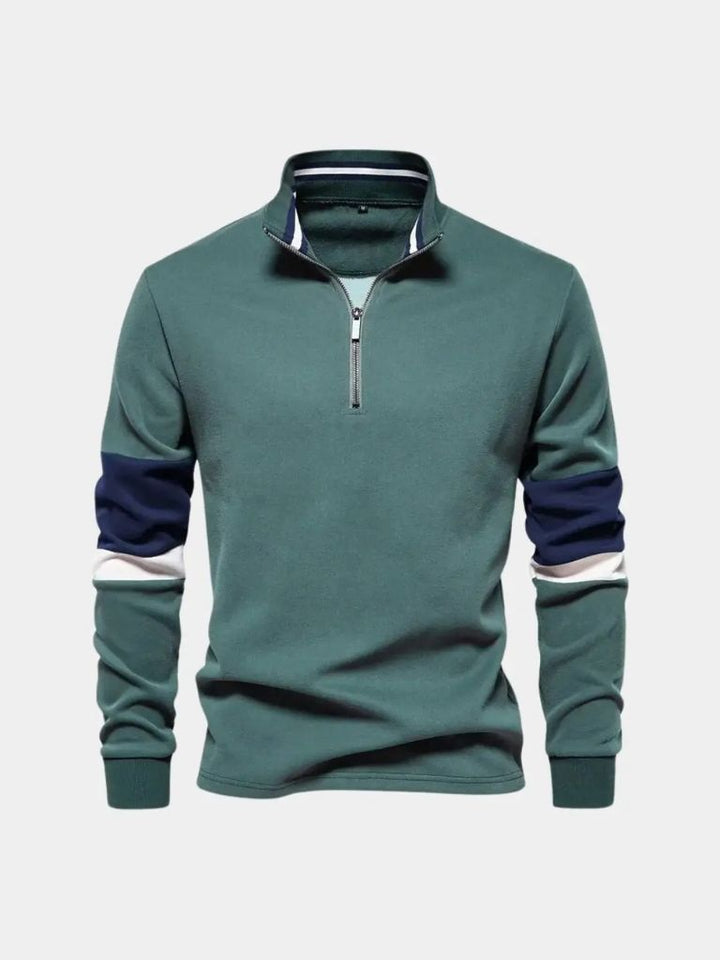 Hooded Sweatshirt with Zipper - Palm Beach Boutique