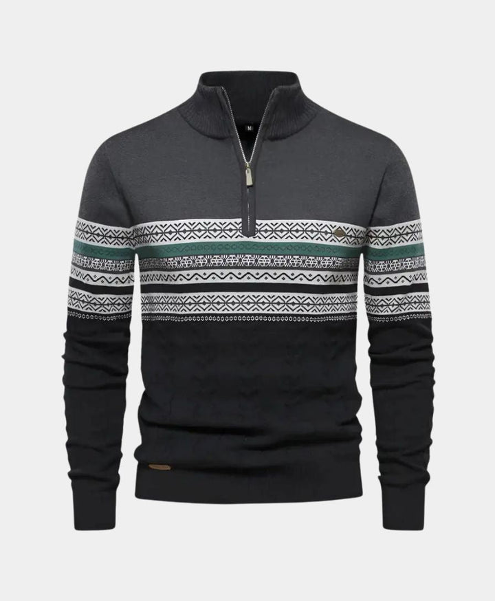 Polo Zip Sweater - Palm Beach Boutique