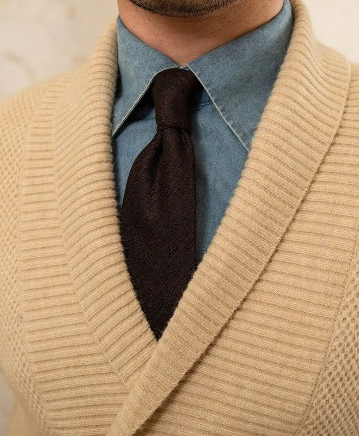 Elegant British Knitted Cardigan - Palm Beach Boutique