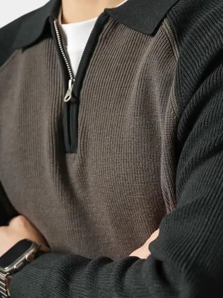 Raglan Zip Sweater - Palm Beach Boutique