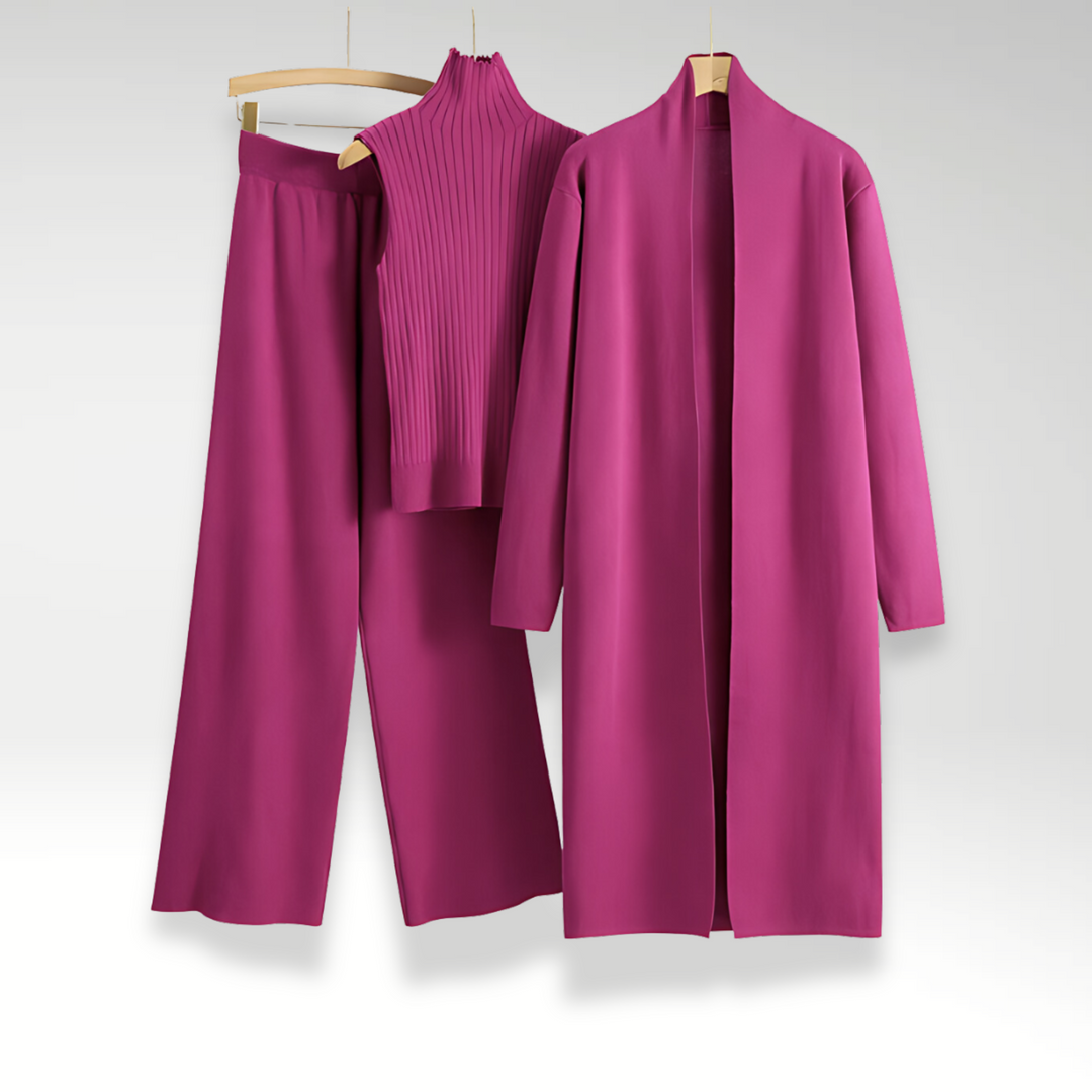 Melissa | Complete Three-Piece Luxe Knit Set