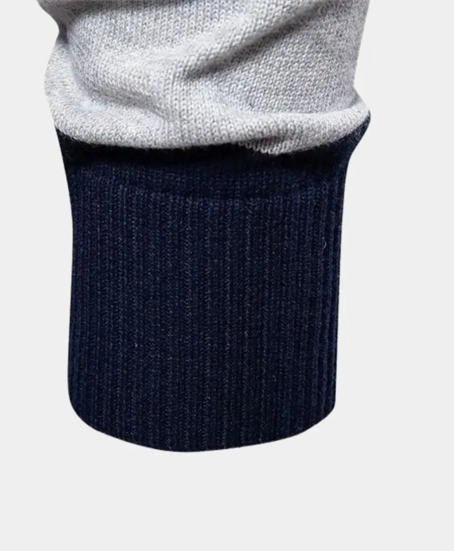 Colourful Hooded Sweatshirt with Half-Zip - Palm Beach Boutique