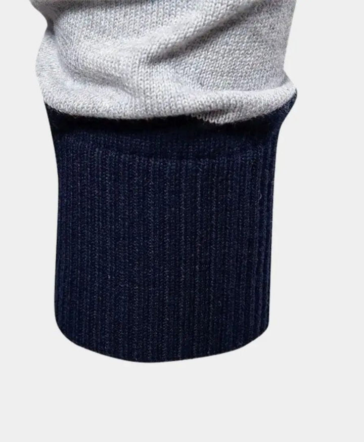 Colourful Hooded Sweatshirt with Half-Zip - Palm Beach Boutique