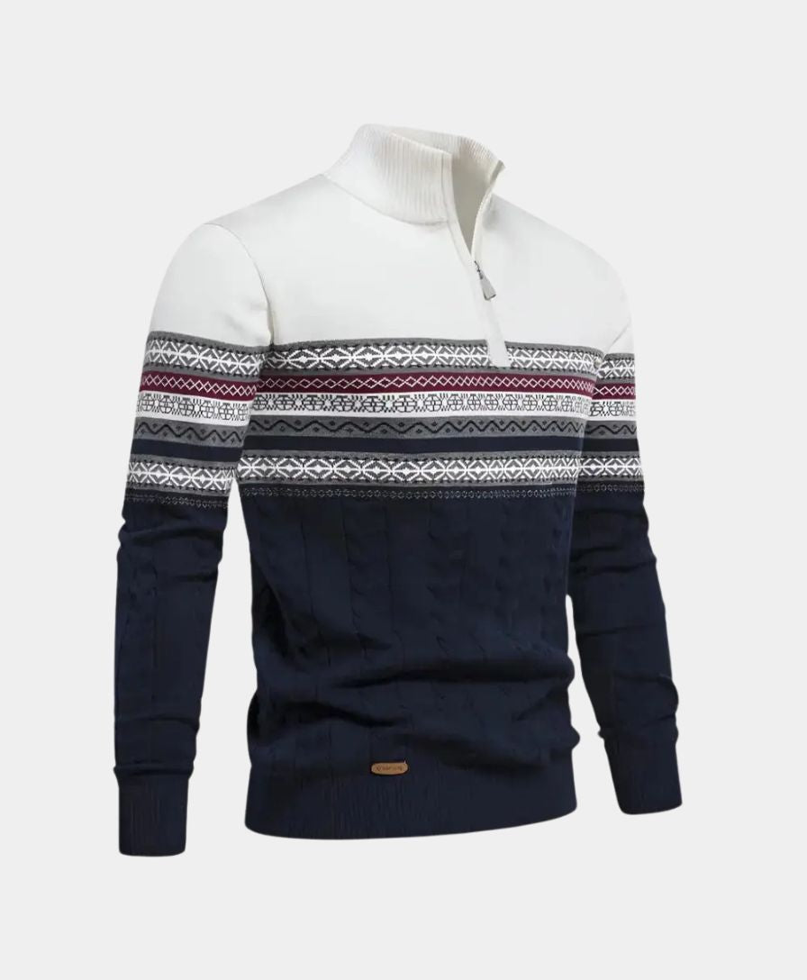 Polo Zip Sweater - Palm Beach Boutique
