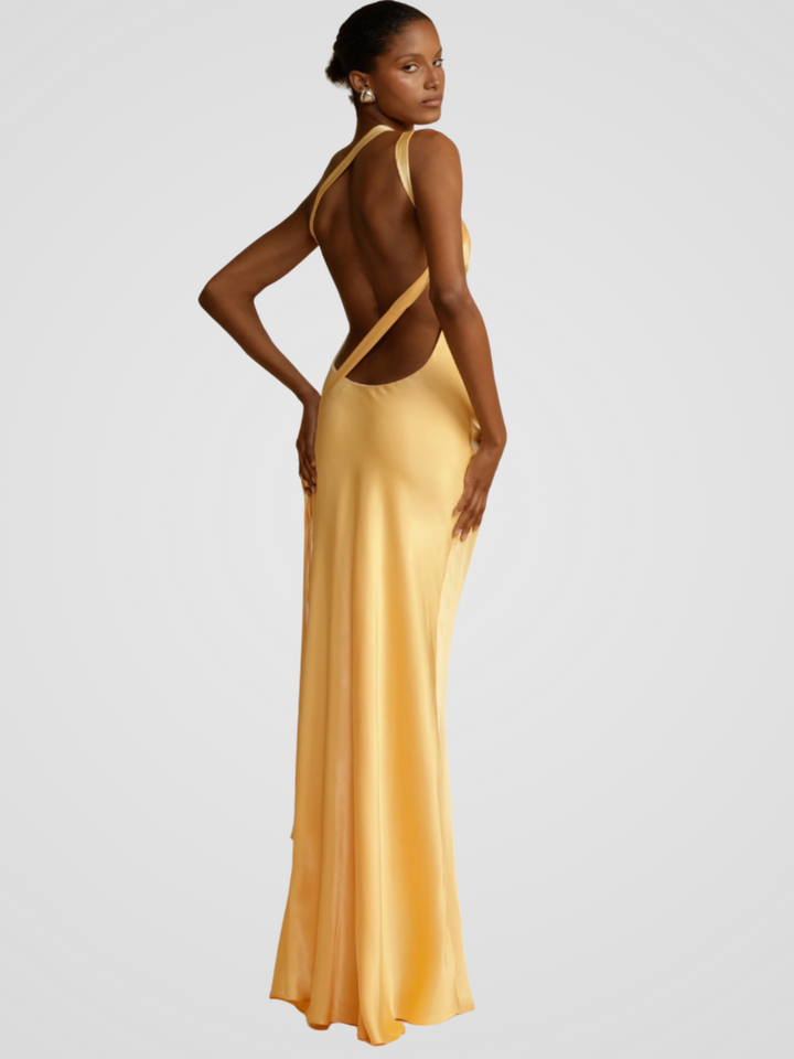 MAXI GOLDEN GLAM DRESS