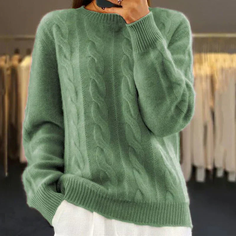 Carina | Braided Sweater