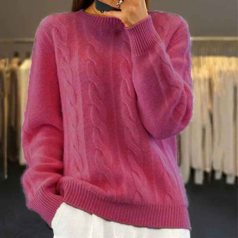Carina | Braided Sweater
