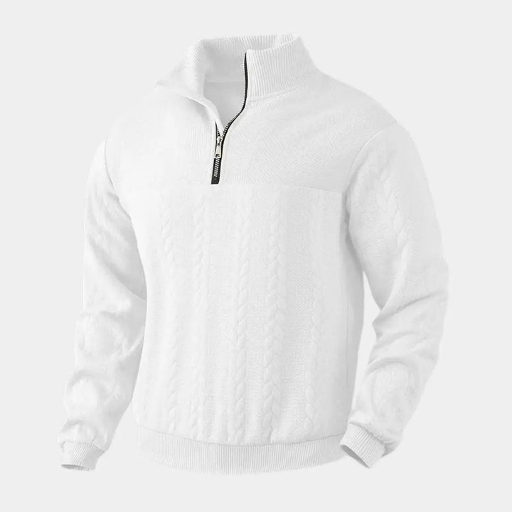 Henry Essential Zip Collar Sweater - Palm Beach Boutique