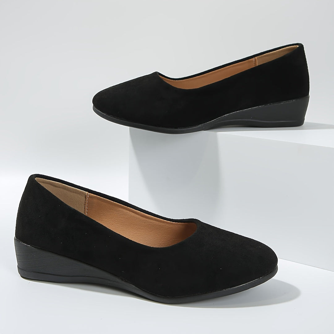 Éliane – Comfortable ballerinas with wedge heel