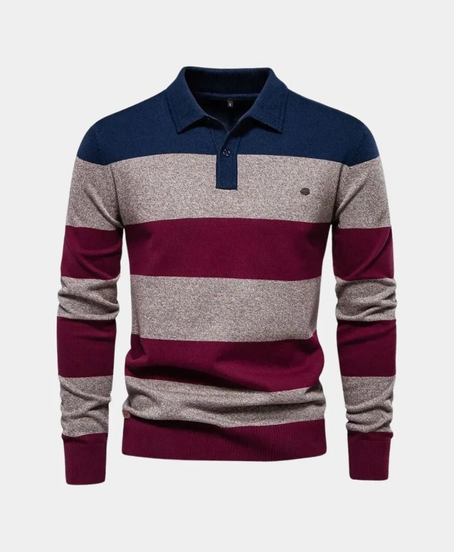 Colourful Hooded Sweatshirt with Half-Zip - Palm Beach Boutique