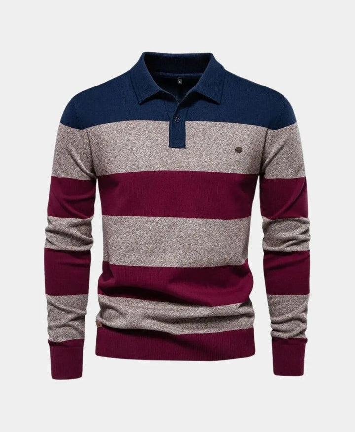 Colourful Hooded Sweatshirt with Half-Zip - Palm Beach Boutique