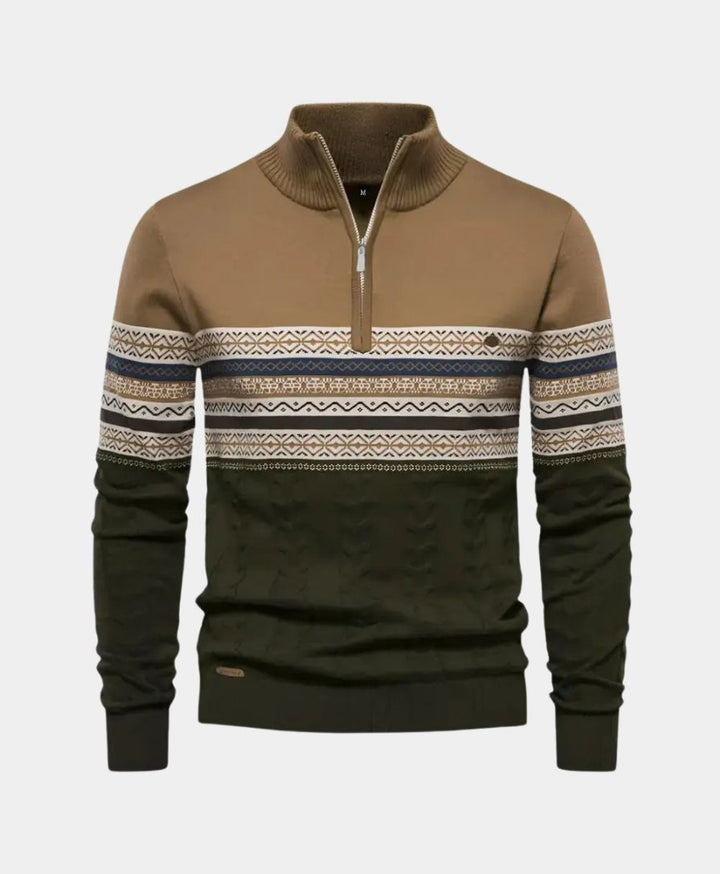 Polo Zip Sweater - Palm Beach Boutique