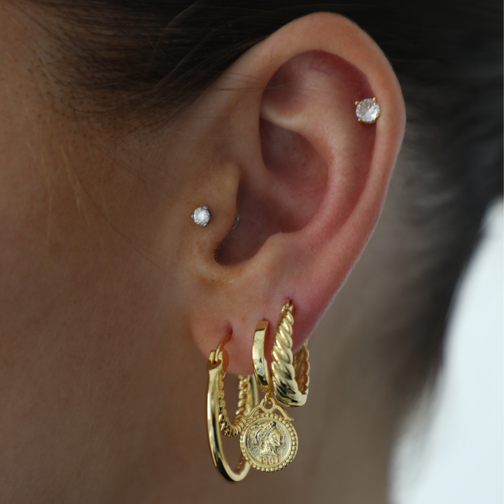 Spiral Twist Earrings