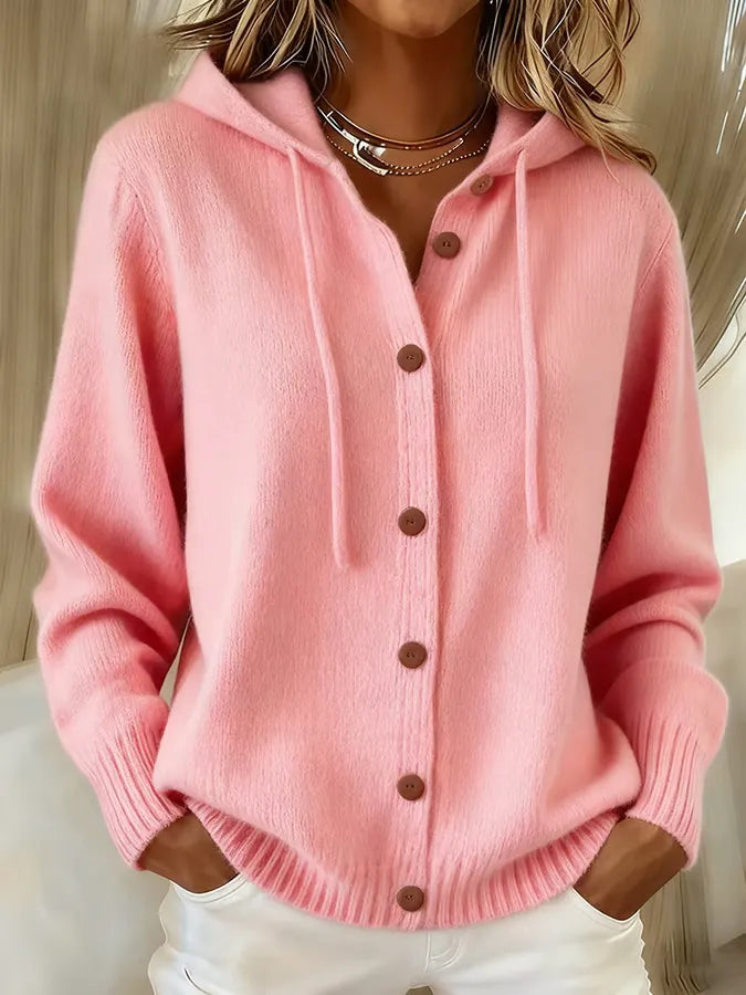 Melanie | Cozy Button Cardigan