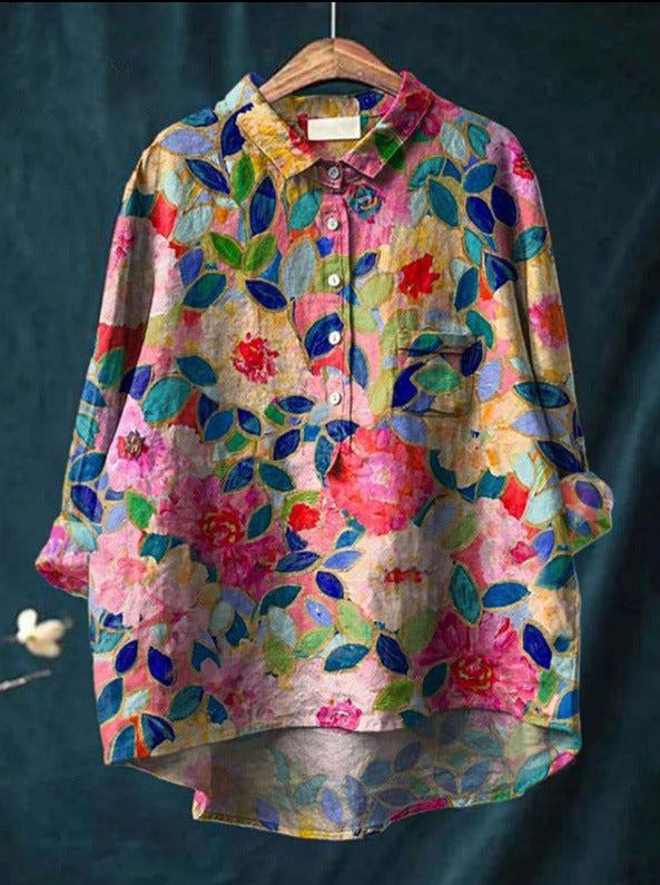 Margot | Classic Floral Blouse