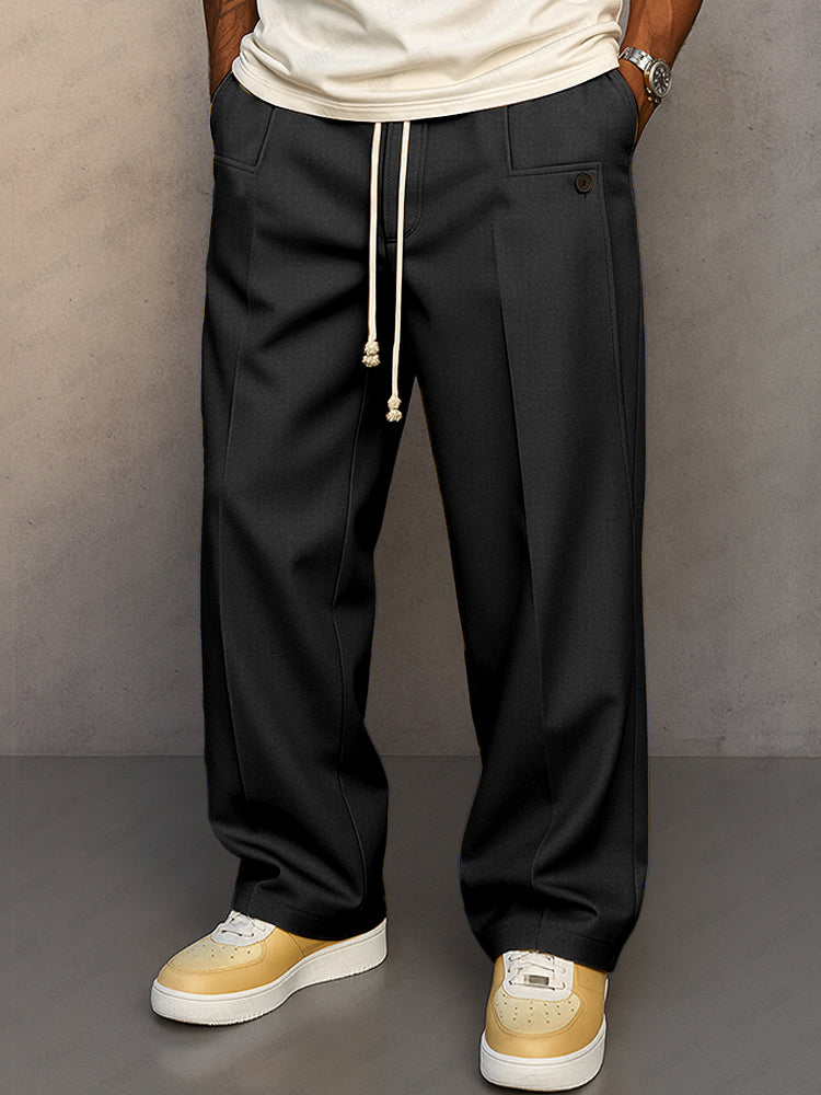 ELEGANT PANTS WITH DRAWSTRING