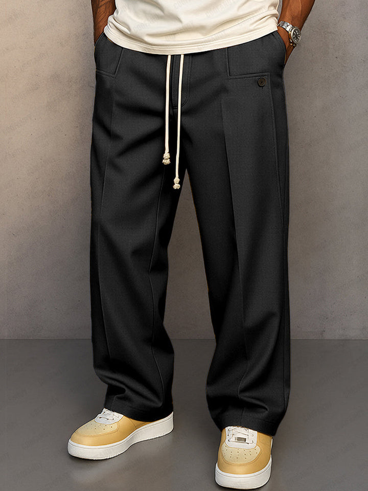 ELEGANT PANTS WITH DRAWSTRING
