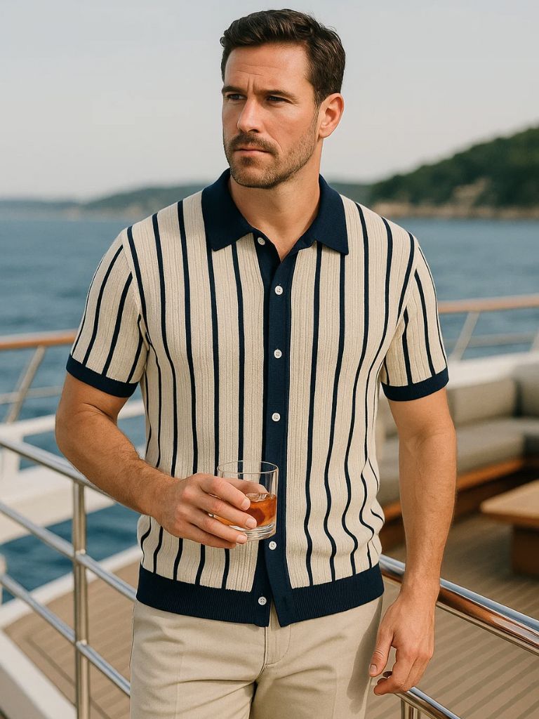 Atlantic Frame Knit Polo – Palm Beach Boutique