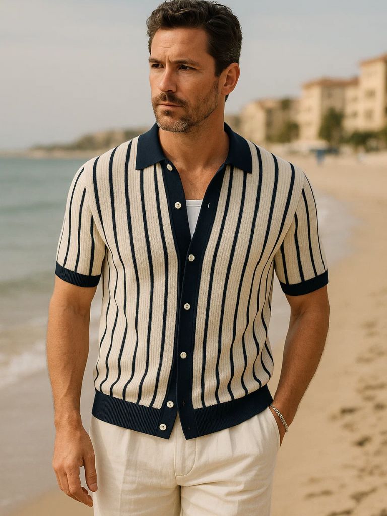Atlantic Frame Knit Polo – Palm Beach Boutique