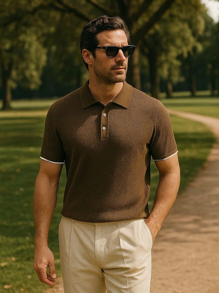 Brownston Knit Polo - Palm Beach Boutique