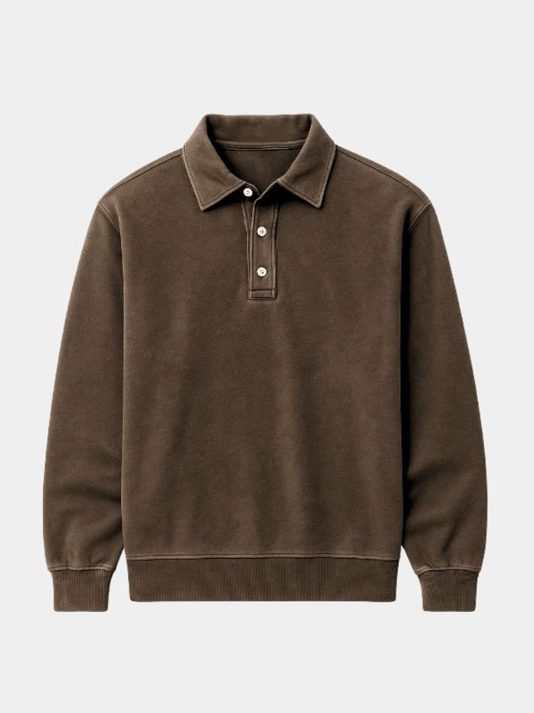 Canyon Mist Long Sleeve Polo – Palm Beach Boutique