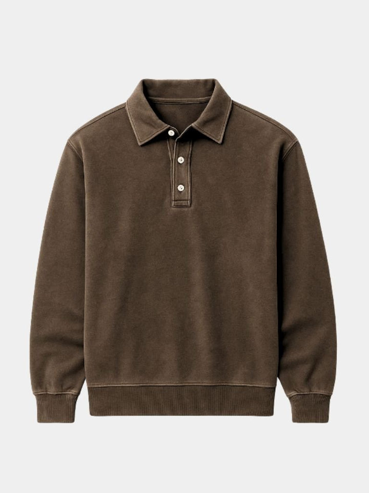 Canyon Mist Long Sleeve Polo – Palm Beach Boutique