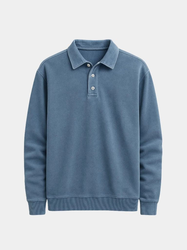 Canyon Mist Long Sleeve Polo – Palm Beach Boutique