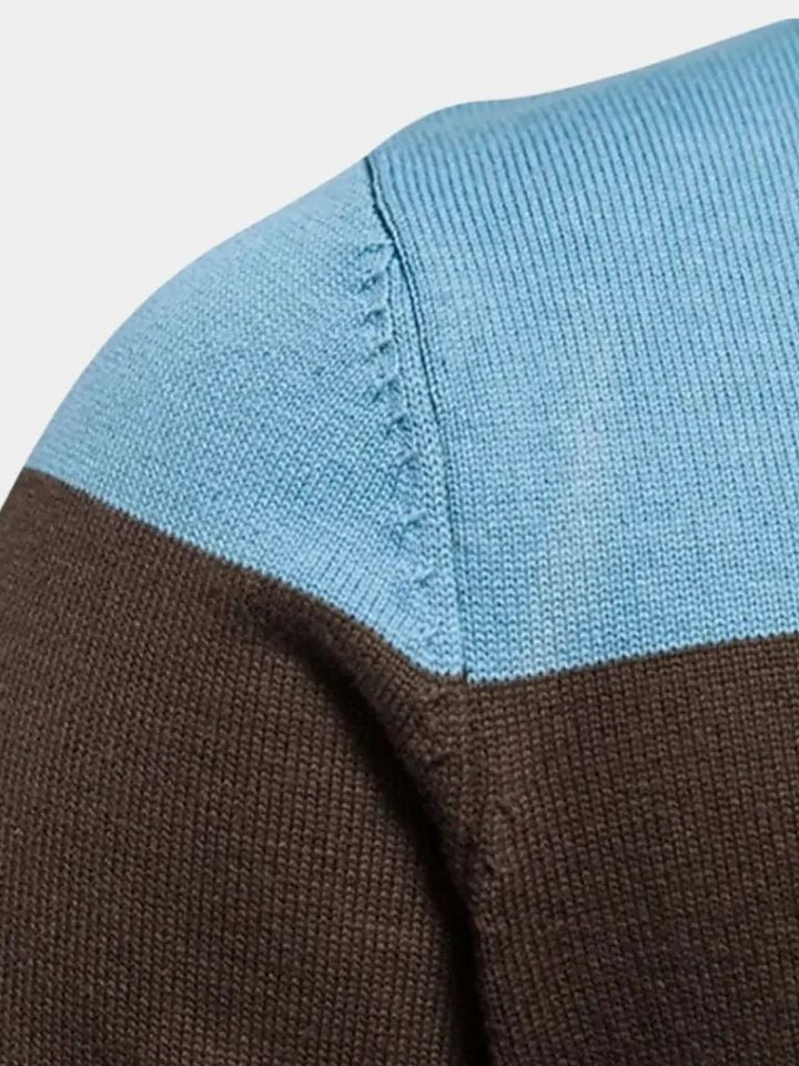 Palm Beach Boutique High-Collar Knitted Cardigan with Zipper