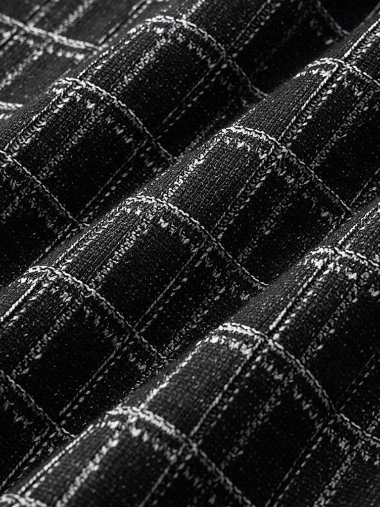 Classic Black Knit Polo - Palm Beach Boutique