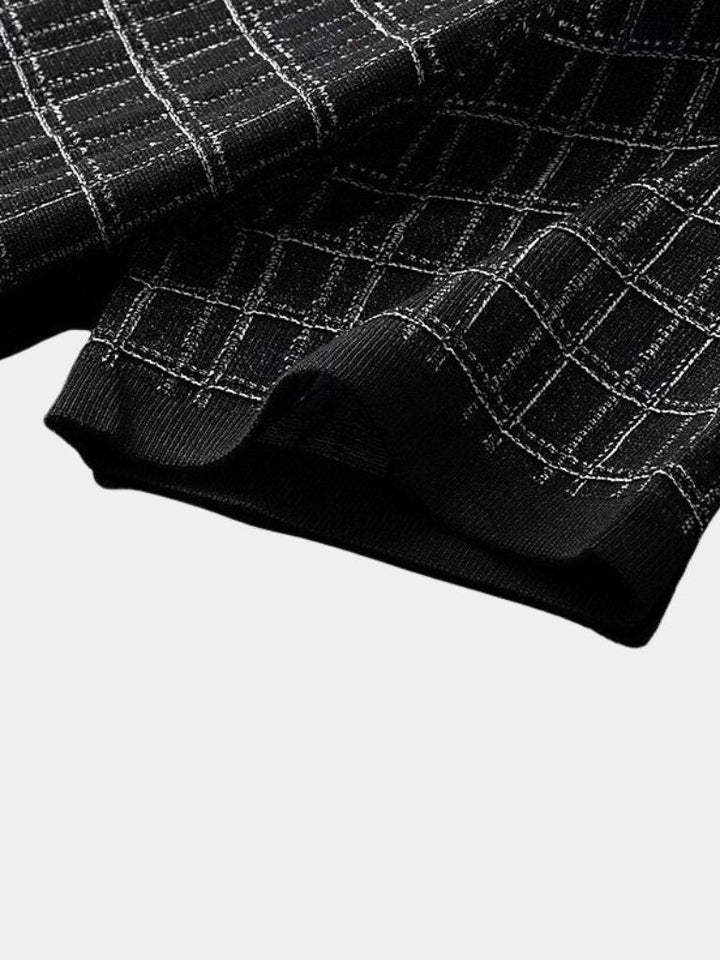 Classic Black Knit Polo - Palm Beach Boutique