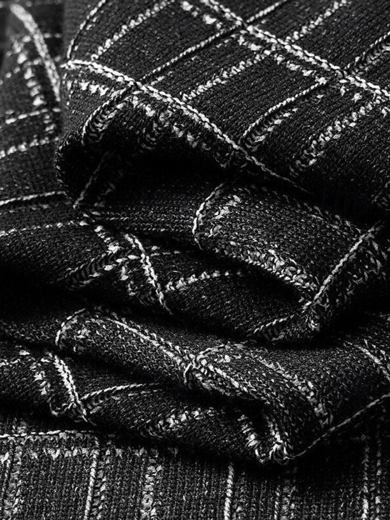 Classic Black Knit Polo - Palm Beach Boutique