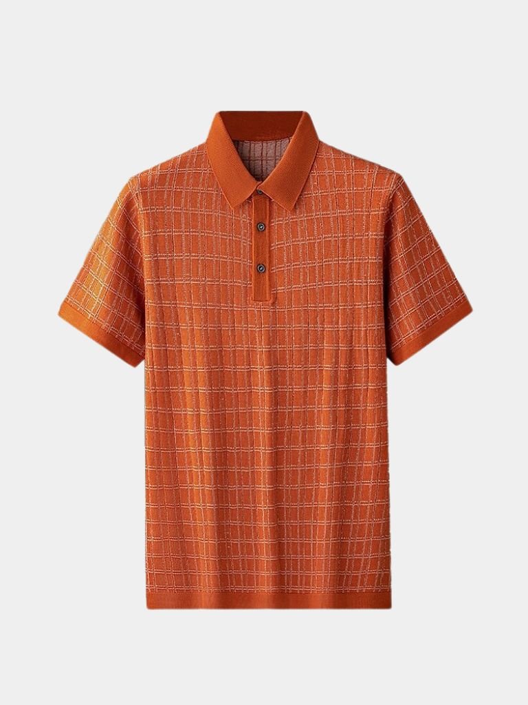 Classic Black Knit Polo - Palm Beach Boutique