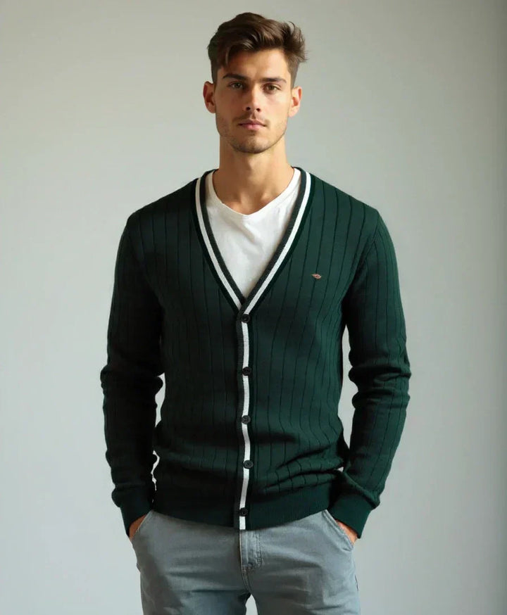 Cotton Sweater with Buttons - Palm Beach Boutique