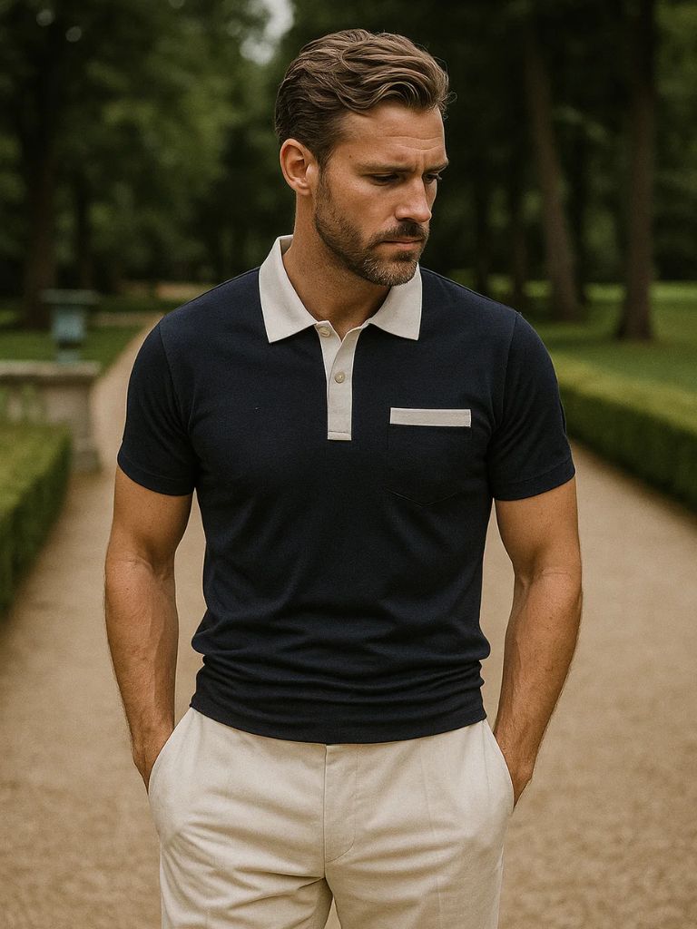 Elegant Golf Polo - Palm Beach Boutique