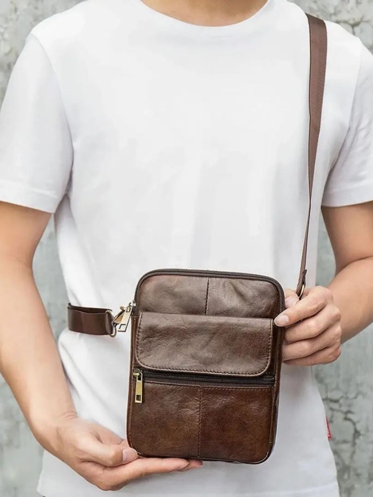 Palm Beach Boutique Essential Leather Crossbody Bag