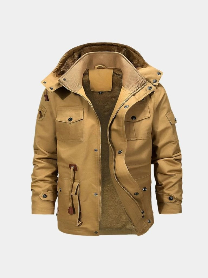 Palm Beach Boutique Fleece Hooded Bomber Jacket