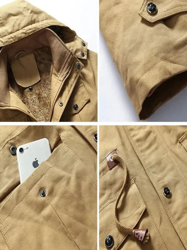 Palm Beach Boutique Fleece Hooded Bomber Jacket