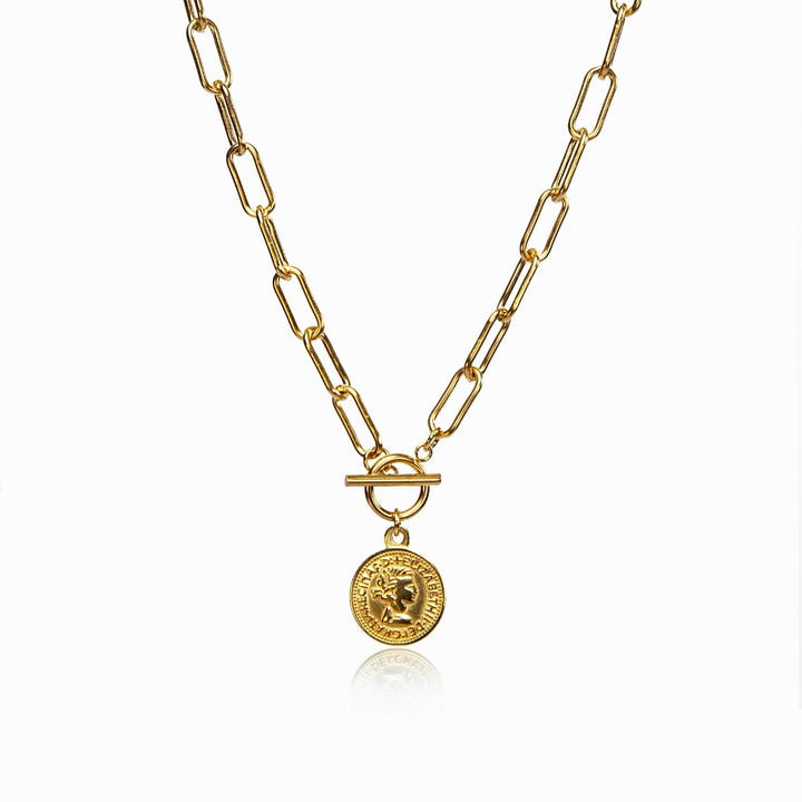 10-Pence Gold Necklace