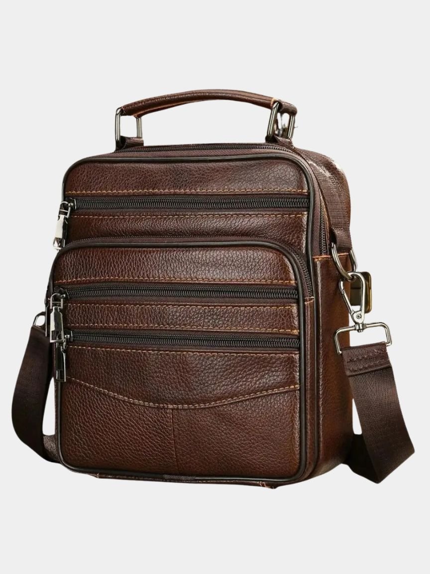 Palm Beach Boutique Mens Leather Crossbody Bag
