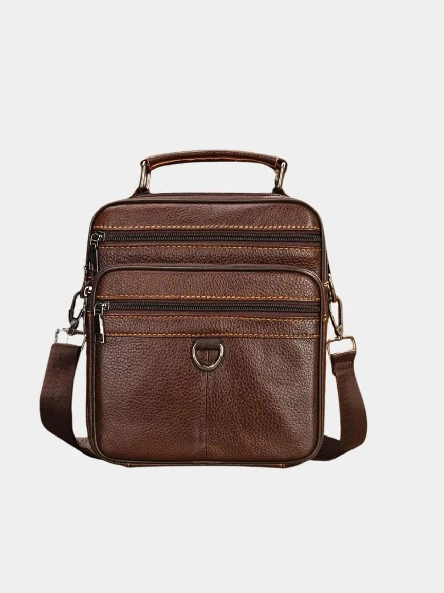 Palm Beach Boutique Mens Leather Crossbody Bag